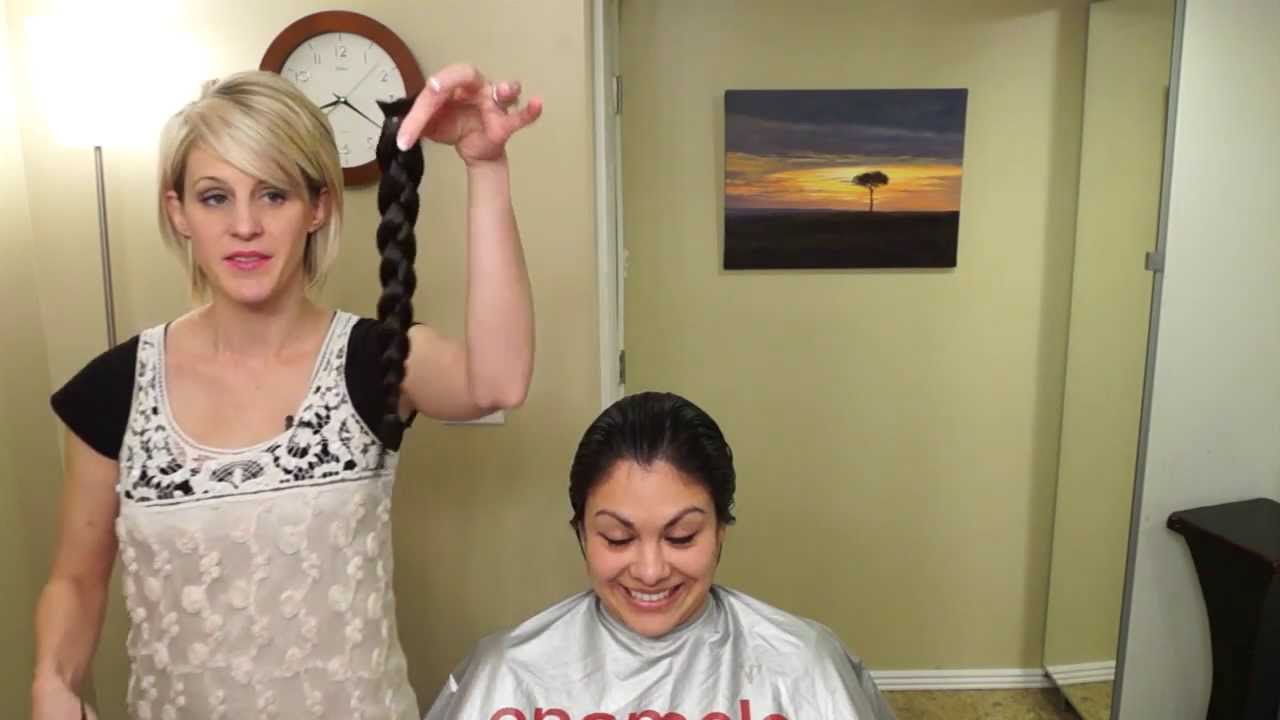 Dramatic Razored A-line with Balayage Hair Color Pt1