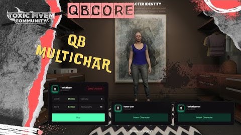 QB MULTICHARACTER  | Free |  QBCORE | GTA5 RP | FIVEM