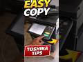 don't know Chinese, copy results on Toshiba printer#printer #toshiba #copy #scan#officework #tutoria