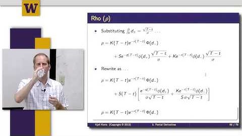 Mathematical Methods for Quantitative Finance 4 9 W3 9 – Rho and Vega 2325