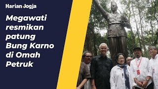 Megawati resmikan patung Bung Karno raksasa di Sleman