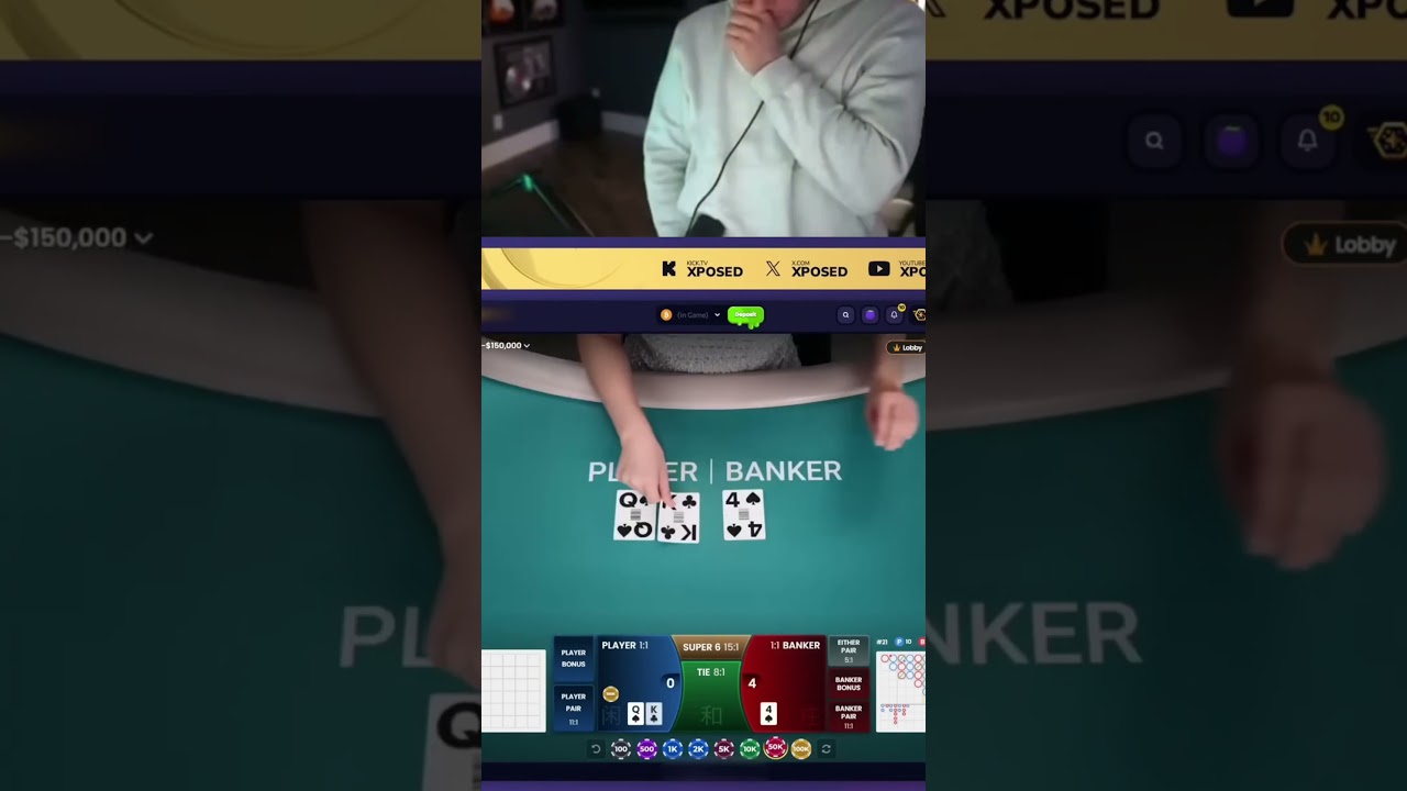 $100,000 BACCARAT BET - Xposed