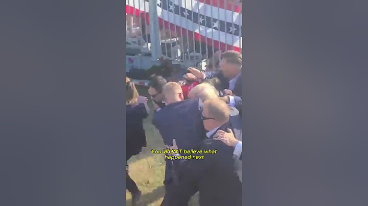 NEW footage of Secret Service rushing Trump to car  #viralvideo #billionaire #edit #funny