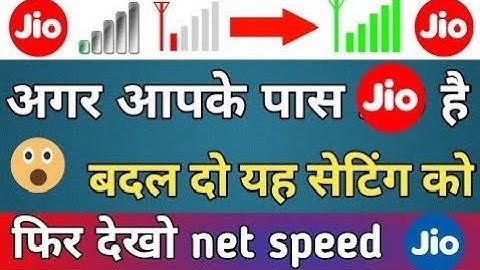 Secret Setting to Increase Jio Internet Speed on Android Mobile For All Sim Cards !! Hindi