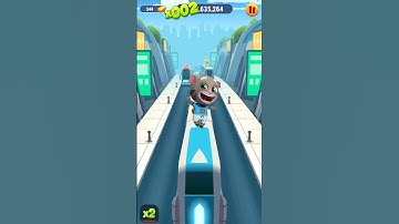 Talking Tom Gold Run Football Tom Running Fast in Cyber City Funny Race Android Gameplay #Shorts