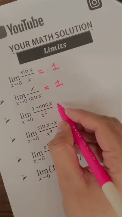 #limit # how to solve of limits in trigonometric identities, limit x→0, sinx,e²-1/x,x/tanx