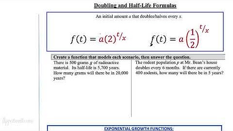 Unit 7 Section 2 Ex Growth and Decay