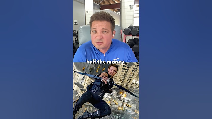 Jeremy Renner on why he turned down HAWKEYE season 2 #shortsfeed #mcushorts #viralshort