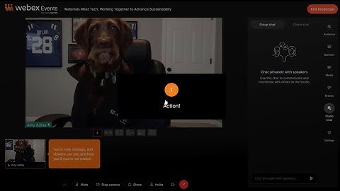 Recordings and WebexEvents
