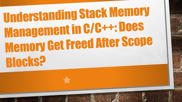 Understanding Stack Memory Management in C/C+ + : Does Memory Get Freed After Scope Blocks?