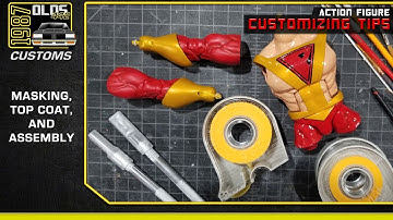Customizing Action Figures Tips - Ultraverse Prime - Paint Masking, Top Coat, and Assembly