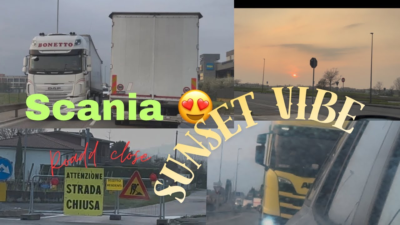 Khubsurat Truck 🚛  Subah ka Wow Moment, Shaam ka Traffic Shock aur Perfect Sunset 🌇