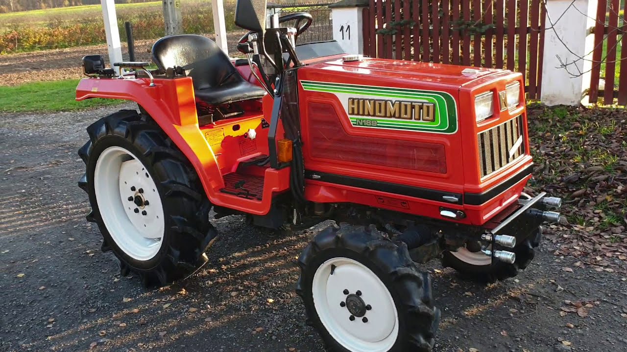 Hinomoto N189 4x4 + glebogryzarka / Japoński Traktor