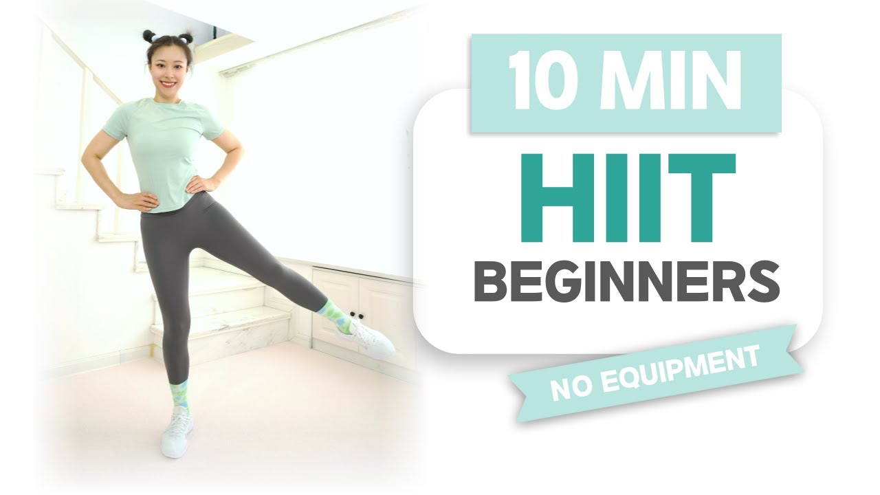 10 Min HIIT / CARDIO for beginner | Full Body Home Workout - YouTube