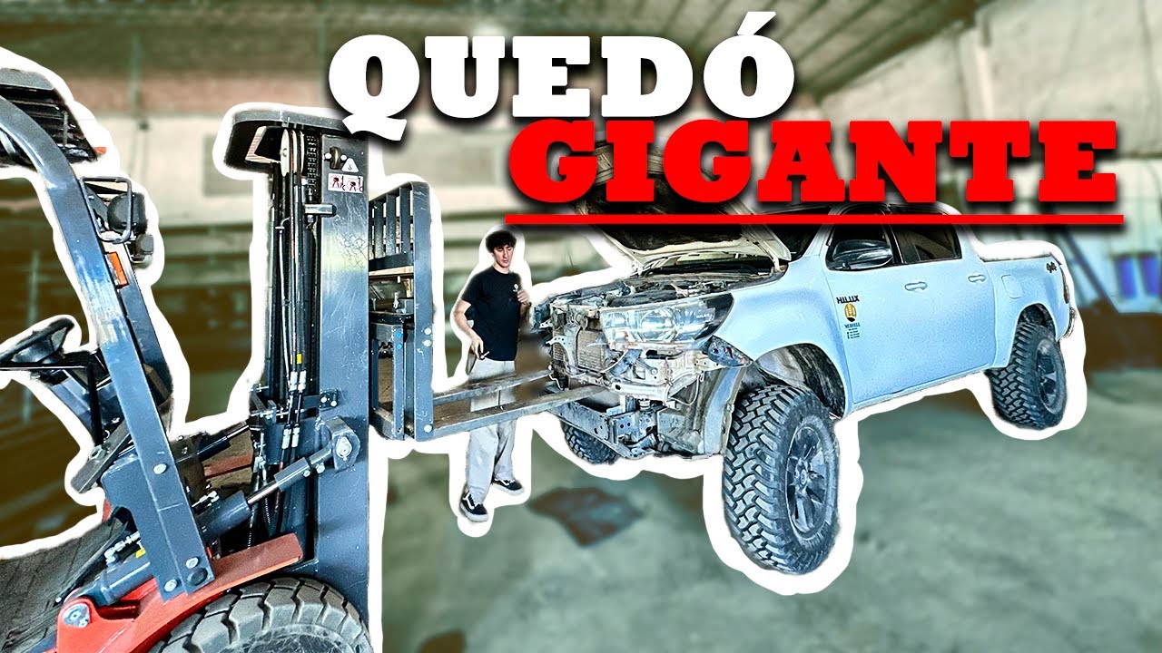 Levantamos 2 PULGADAS la CARROCERIA de la HILUX| Maxi_Merhell