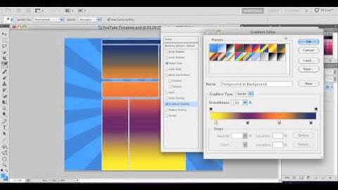 PhotoShop CS5 Tutorial #1: How to Create a SunBurst YouTube BackGround