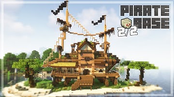 How to Build a Pirate Base / House in Minecraft - Tutorial [Part 2/2]