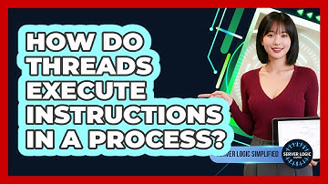 How Do Threads Execute Instructions In A Process?