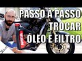 COMO TROCAR ÓLEO E FILTRO DA MOTO | HORNET