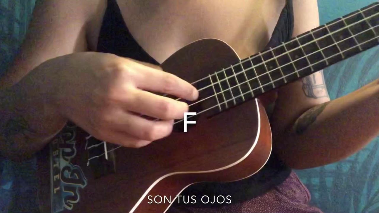 Violeta ParraSon Tus Ojos ukulele cover (con acordes) YouTube