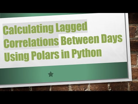 Calculating Lagged Correlations Between Days Using Polars in Python