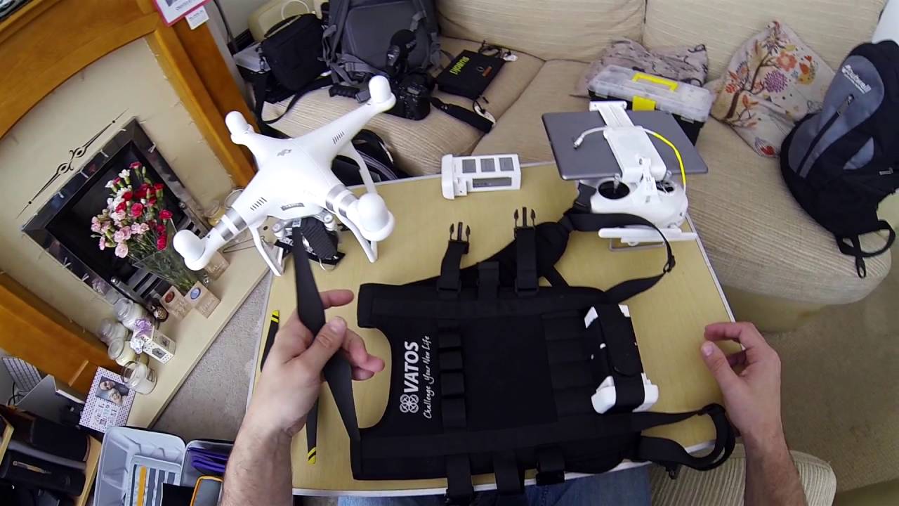 Review of the Vatos backpack carrying system for the DJI Phantom 3, 4, drone or UAV