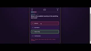 quiz game application screenshot 1