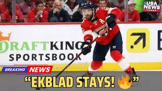 Aaron Ekblad STAYS in Florida  Bill Zito Keeps Panthers’ Core Intact 🔥। USA NEWS TODAY