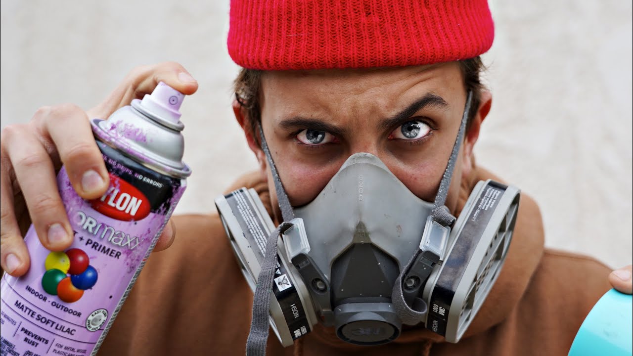 Painting My FIRST MURAL ! 🎨🧱(GivEAwAy)