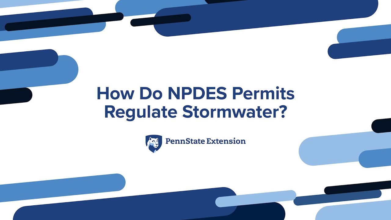 How Do NPDES Permits Regulate Stormwater?