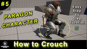 Paragon Characters #5: Add crouch Animations in UE5 (Step-by-Step Tutorial)