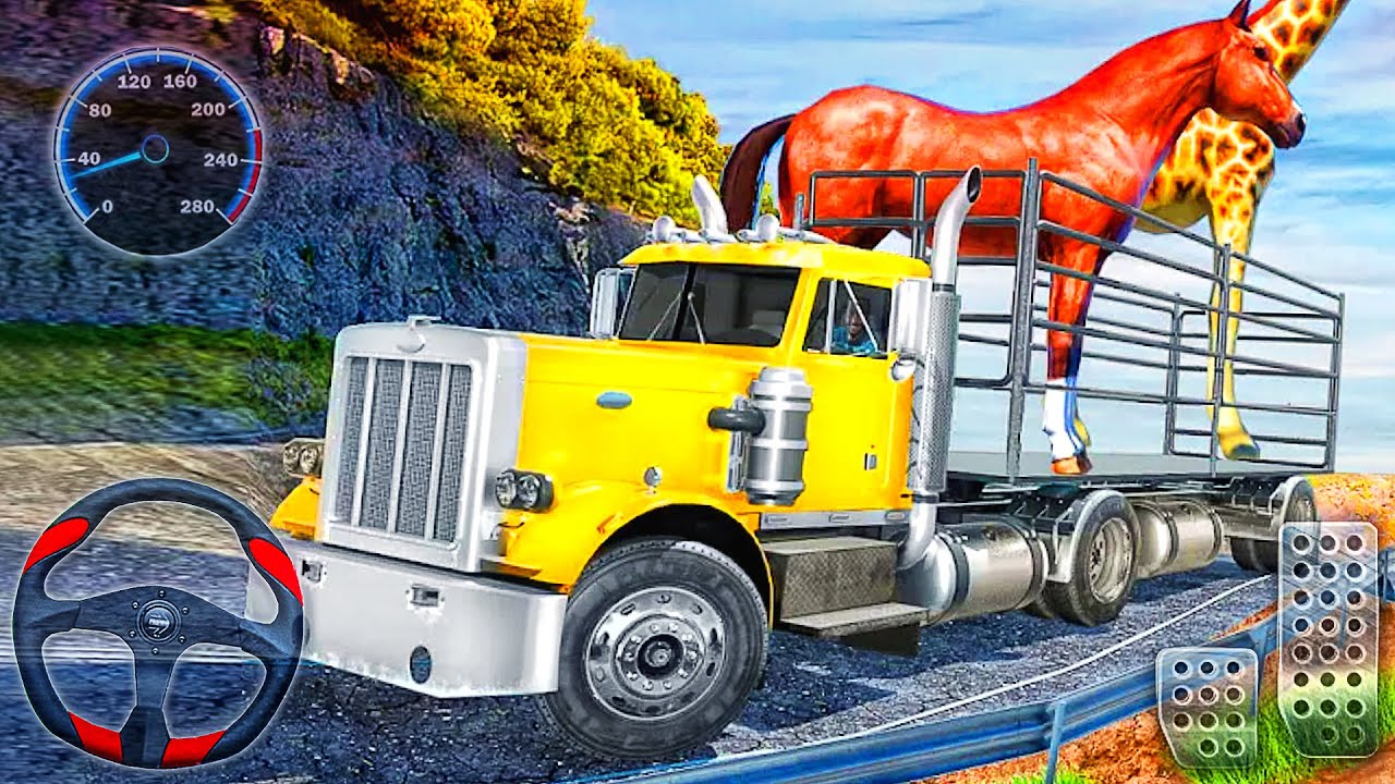 Farm Animal Transporting Truck - Pet Animal Truck Sim 2022 - Best Android GamePlay