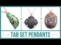 Tab Set Pendants Tutorial, Jewelry Making - Beaducation.com
