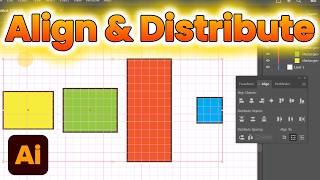 How to Align and Distribute Objects in Adobe Illustrator