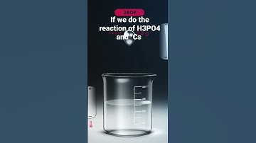 reaction of H3PO4 and Cesium