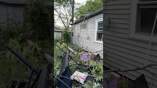 NWI Strom damage is pretty bad. #xzoticaquatics #aquarium #nopower #storm #tornado #damage