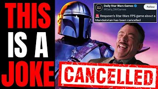 EMBARRASSING Star Wars FAILURE! | New Mandalorian Game Gets CANCELLED By EA Weeks After Announcement