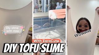 Diy Slime Tofu With Zara Cute