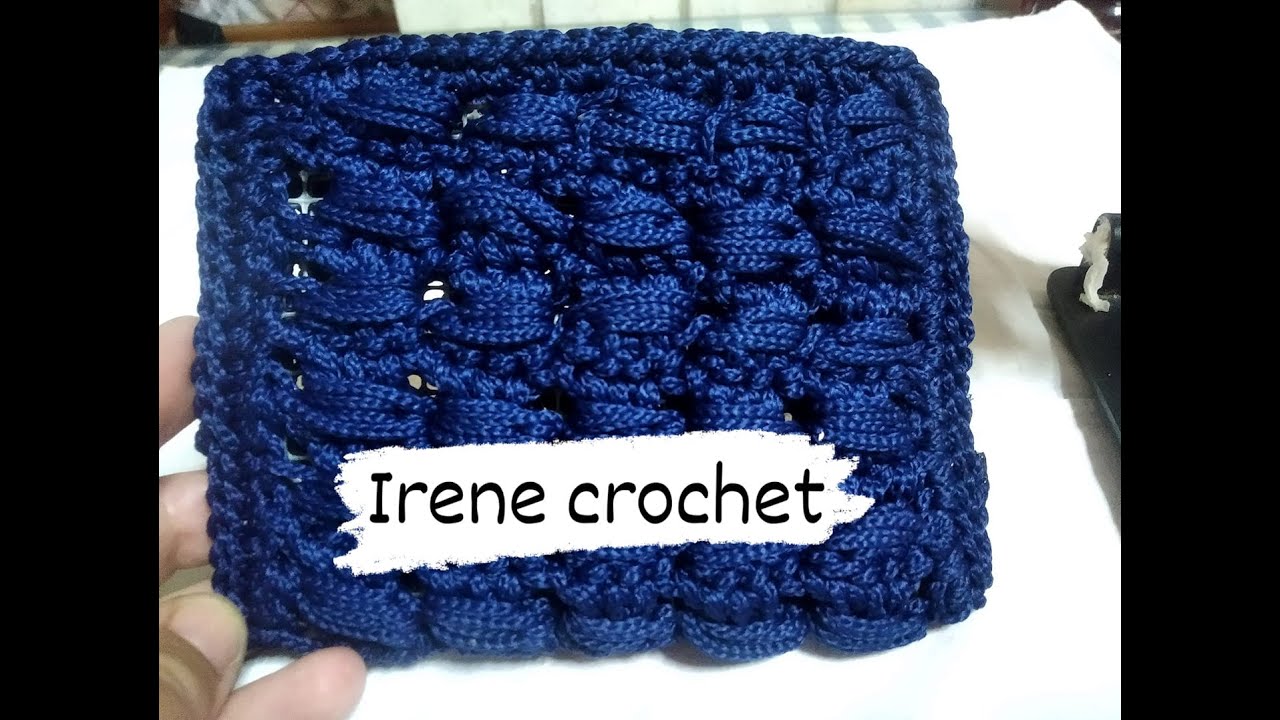εύκολο πλεκτό πορτοφόλι που γίνεται τσαντάκι ή τσάντα με βελονάκι .Irene  crochet.crochet tutorial - YouTube