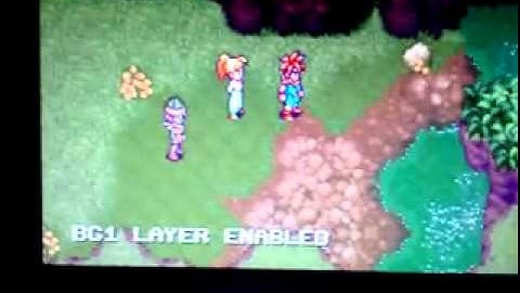 Chrono Trigger, background/layer and sprite .. Fun