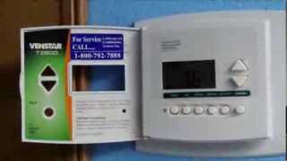 How to Replace a Digital Thermostat - Venstar T2800