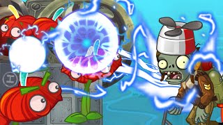 Ионизирующий Антуриум снимает напряжение! РАСТЕНИЯ против ЗОМБИ 2 или PLANTS vs ZOMBIES 2. Серия 256