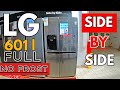 LG GSL760PZXV Side by Side Refrigerator | Full NoFrost 601 l Linear Inverter Compressor