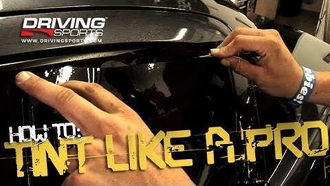 How To Apply Window Tint Like a Pro