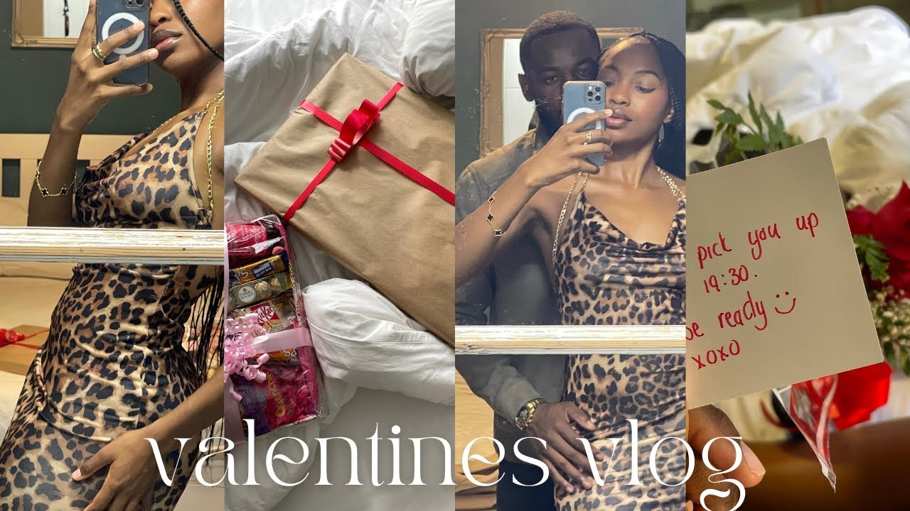 VLOG | Spend Valentine’s with us | long distance couple❤️🌷💌