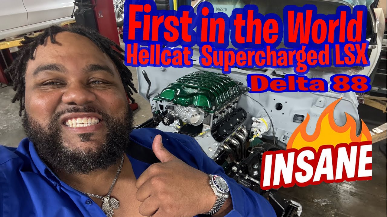 First in the world LSx Hellcat Supercharged Delta 88 !! Classic Car Restoration Continues Part 7