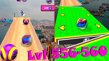 Going Balls Super Speedrun New update gameplay Levels 556-560