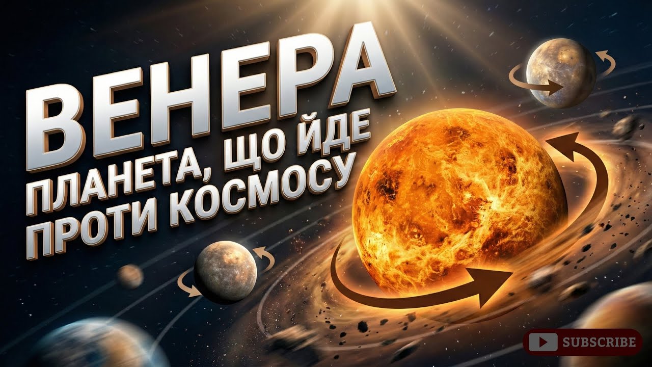 ДЛЯ СНУ 😴 Чому Венера обертається навпаки? Тиха загадка Сонячної системи