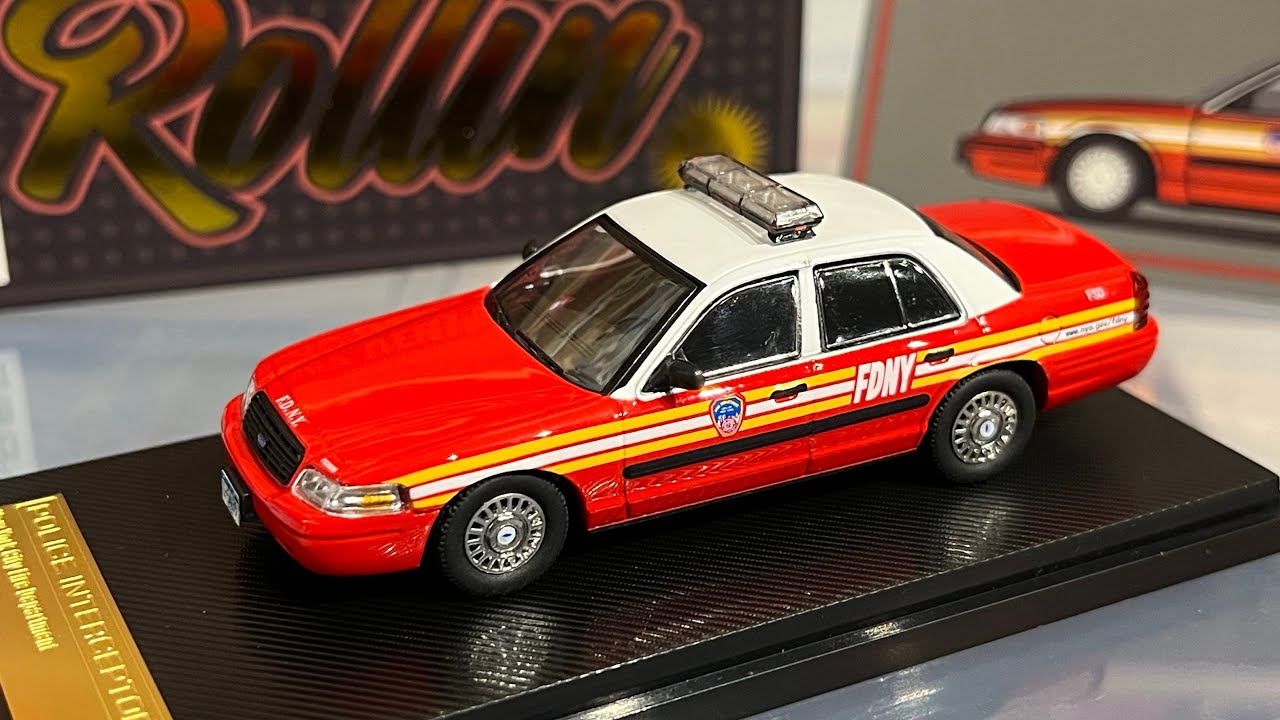 Rollin FDNY Crown Victoria Chase масштаб 1/64