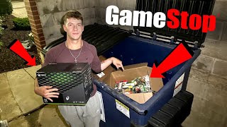 GameStop Manager Left Me a FULL BOX of Stuff in the Dumpster!!